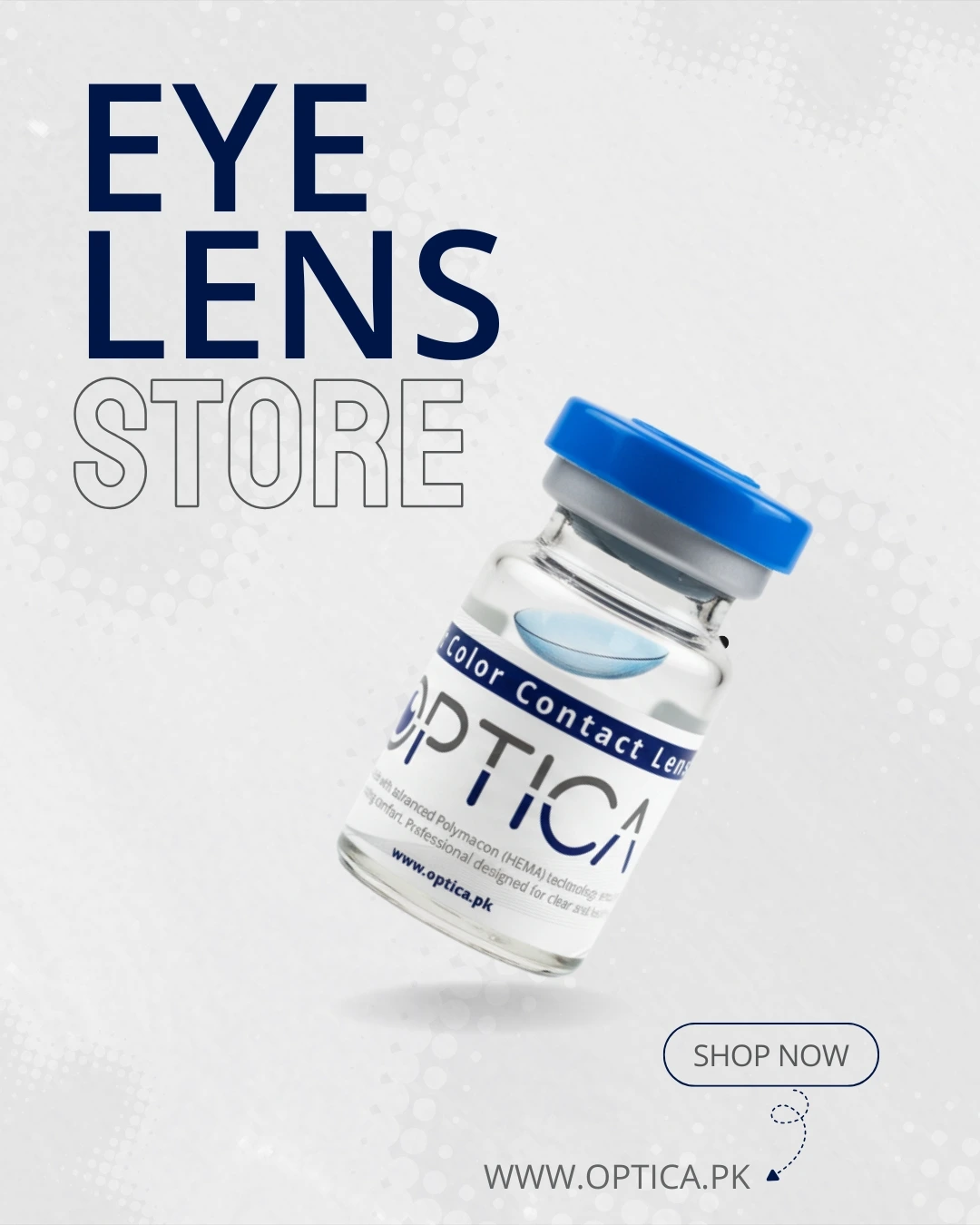 Optica Banner 1 Eye Lens Store Mobile